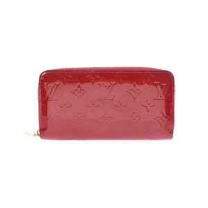 Louis Vuitton Vernis Patent Zippy Wallet Pomme Red Long